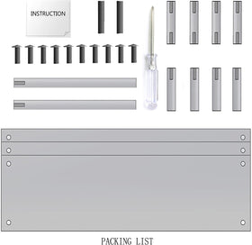 AZEAM durable acrylic construction provides stable display options.