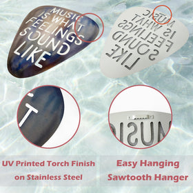 AZEZO wall décor includes a sawtooth hanger for easy hanging