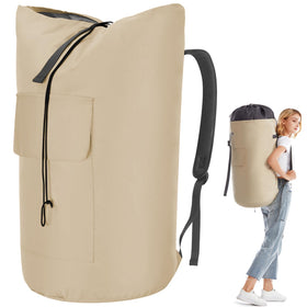 Azhido backpack laundry bag with 115L capacity for college laundry.