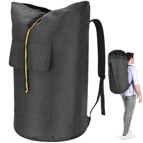 Azhido backpack laundry bag with extendable top for extra large loads