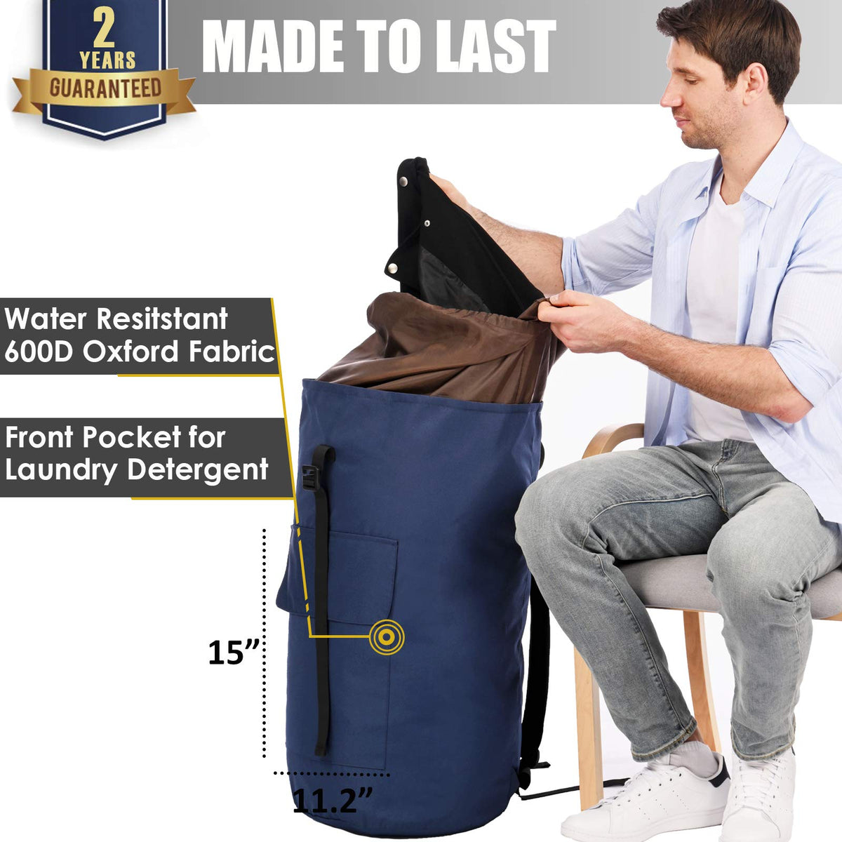 Ãzhido heavy-duty 600D Oxford fabric resists tearing