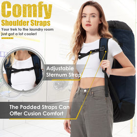 Durable 900D Oxford material supports frequent use.