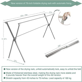 AZHZOLSK indoor-outdoor-rack ideal for bedding and towels