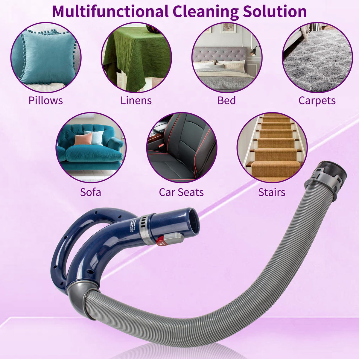 Azmuth ergonomic blue handle designed for comfortable grip.