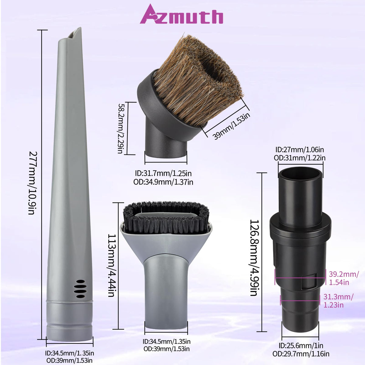 Azmuth Shark crevice tool highlights precise corner cleaning