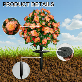 AZXVT double-topiary balls on ground offer instant garden fullness