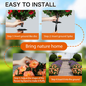 AZXVT wind-stable UV-resistant outdoor plants for weather-ready entryways
