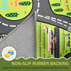 B BENRON durable rug that's easy to clean for busy families