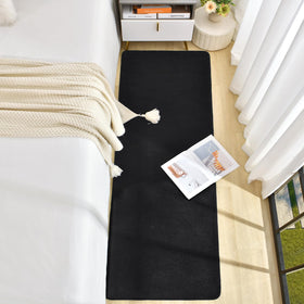 B BENRON non-slip-runner-kitchen-2x6-black keeps kitchen paths steadier
