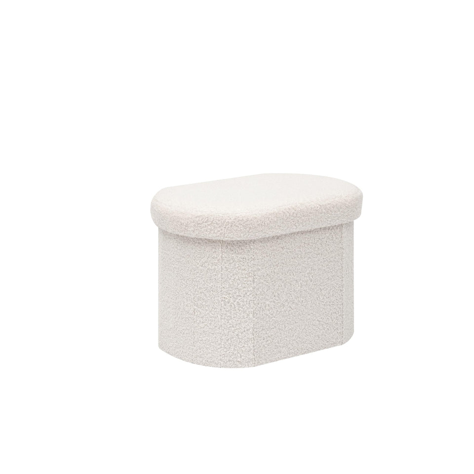 B FSOBEIIALEO storage ottoman in dorm room, sturdy seating and storage for small spaces.