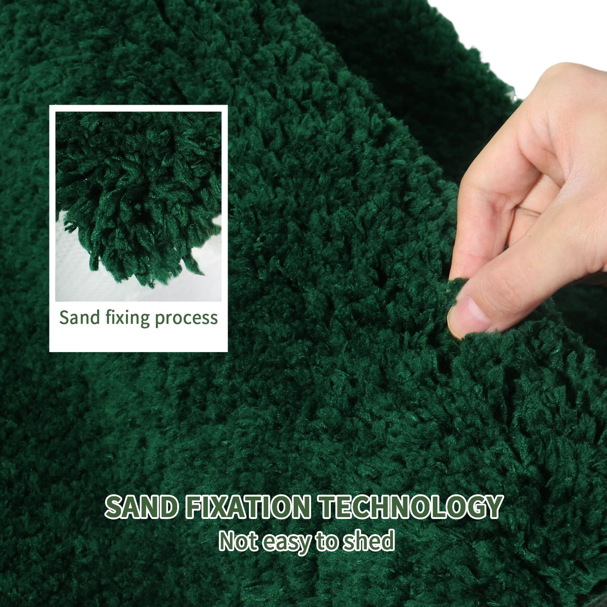 Baahrnom machine-washable microfiber material is easy to clean after busy mornings.