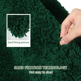 Baahrnom machine-washable microfiber material is easy to clean after busy mornings.