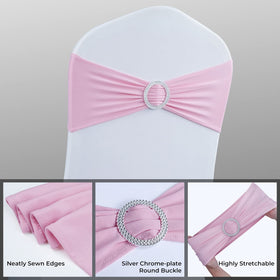 Babenest chair sash on event chair demonstrates quick setup and transformation