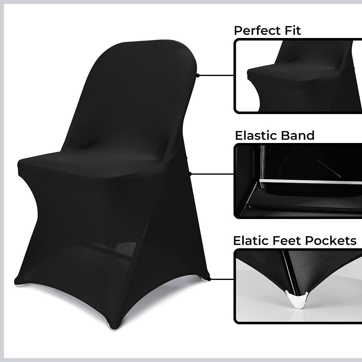 Babenest internal elastic band slipcover stays in place on chair seat