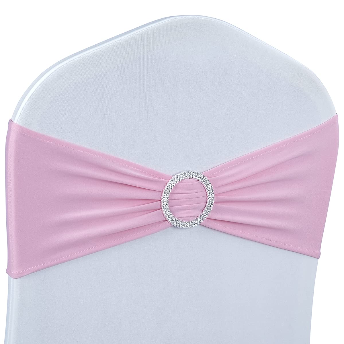 Babenest spandex chair sash pink wedding decor for elegant seating