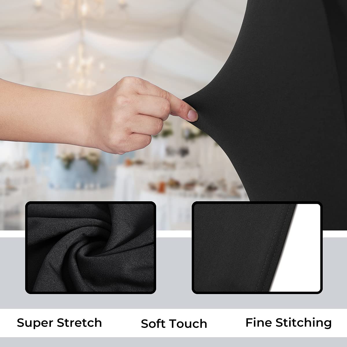 Babenest chair cover demonstrates easy installation for quick setup