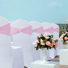 Babenest stretchy chair bow for easy setup without ironing