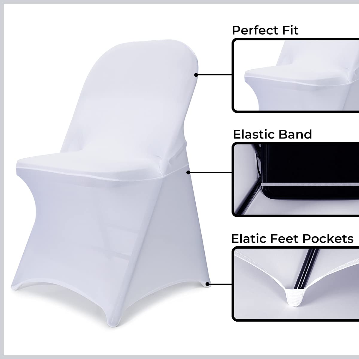 Wrinkle-resistant fabric keeps a smooth, professional appearance