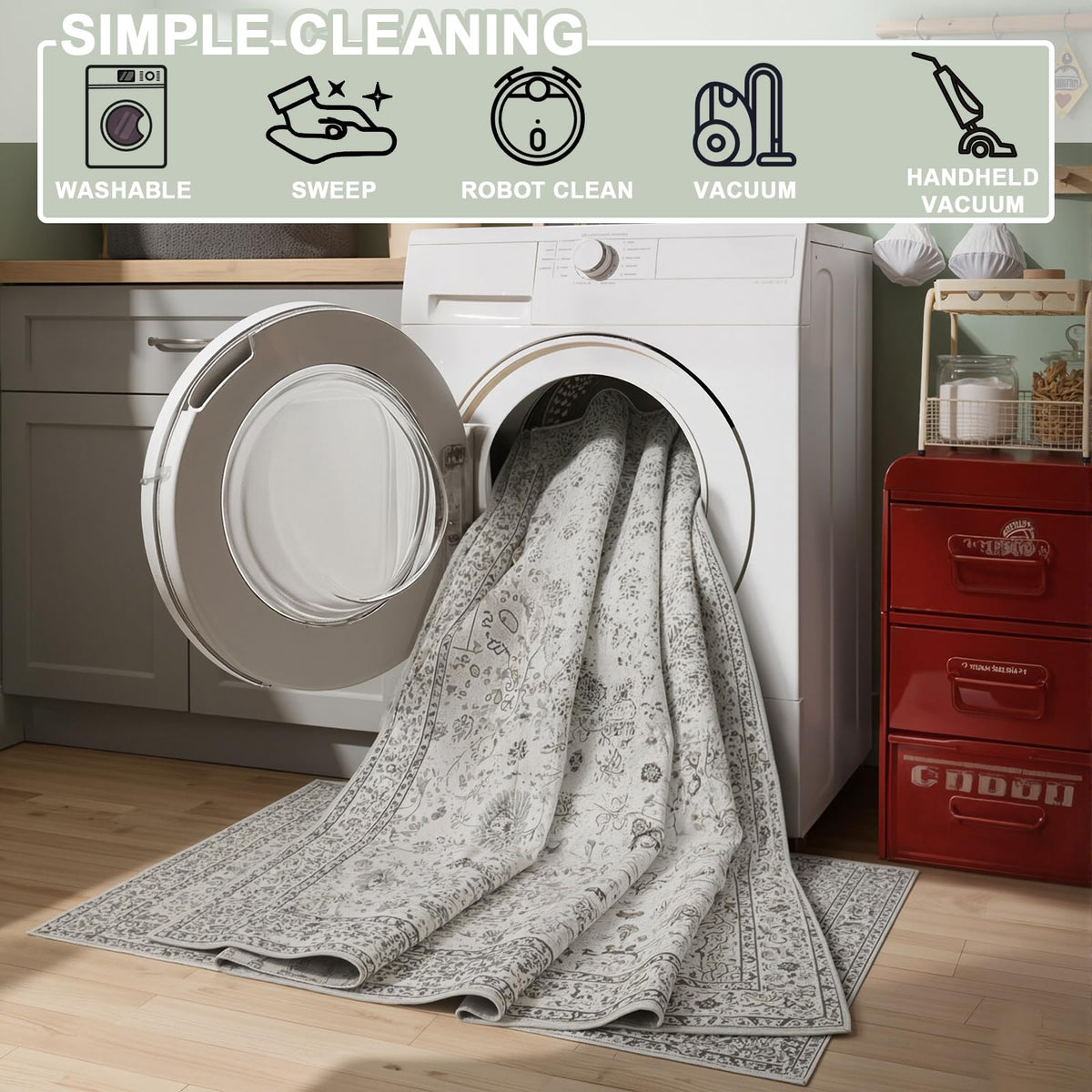 Babovid durable polypropylene fibers resist wear while staying vibrant.