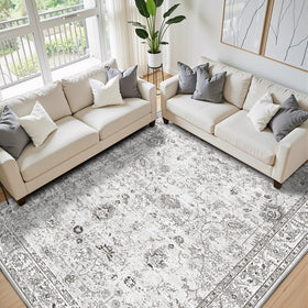 Babovid rug with soft velvety texture adds luxe feel to any space.