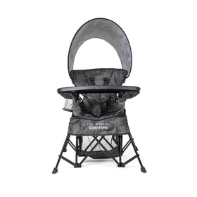 Baby Delight Venture Chair folded compact for travel and storage ease.