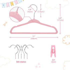 Babyrish non-slip velvet coating prevents slips on delicate fabrics