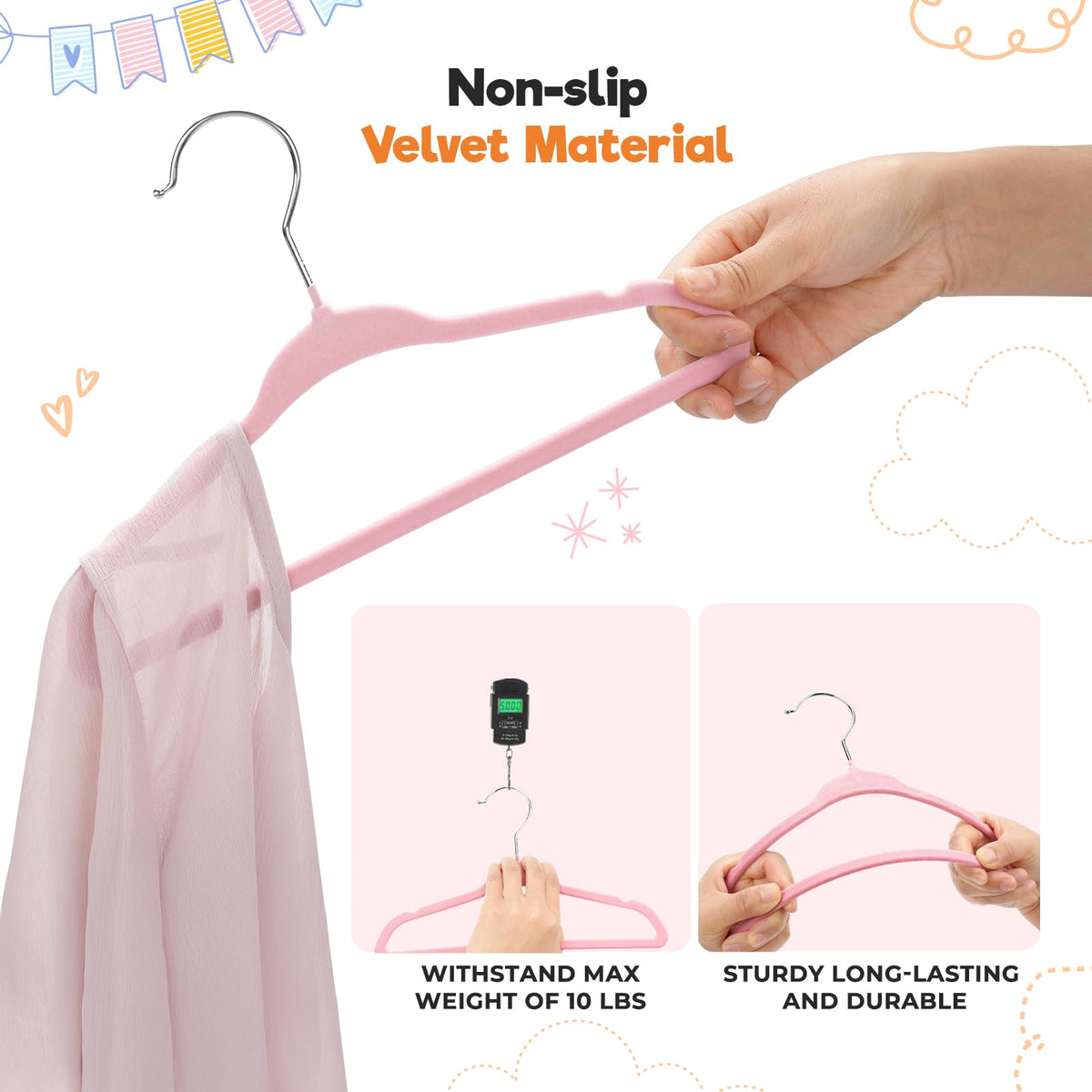 Babyrish space-saving design keeps the nursery closet neat and accessible