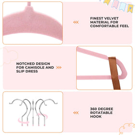 Babyrish swivel hooks rotate for easy access from any angle