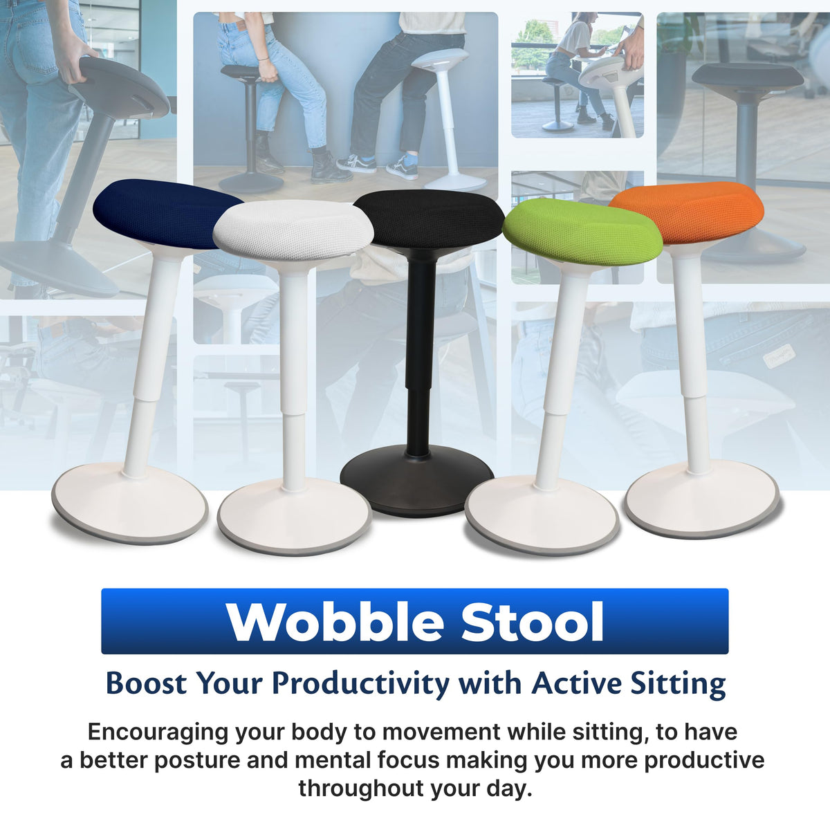 Backerz non-slip footplate provides stable seating on various floors.