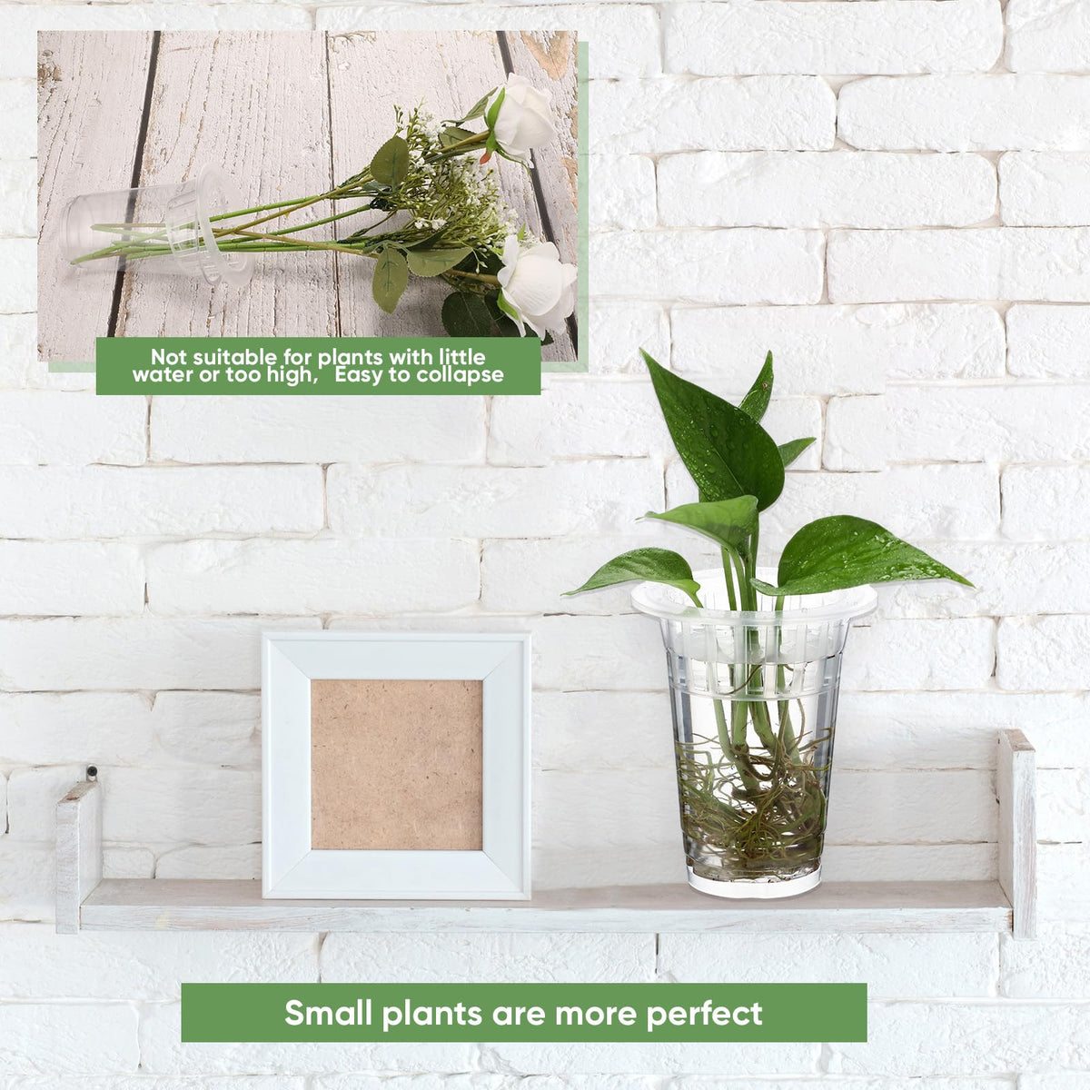 Baderke hydroponic basket with holes supports root growth and easy plant placement