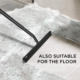 BADIONA silicone rubber lip delivers streak-free drying on glass and tile surfaces.