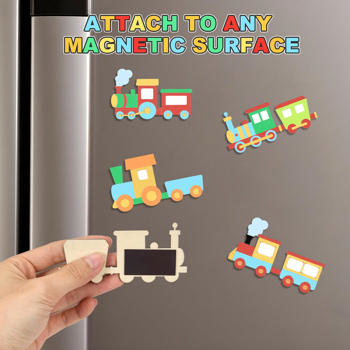 Bafeil thank-you cards with train designs for eco-friendly gifts.