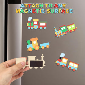 Bafeil thank-you cards with train designs for eco-friendly gifts.