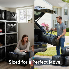 BAG-THAT! 10-pack features wrap-around handles for balanced carrying.