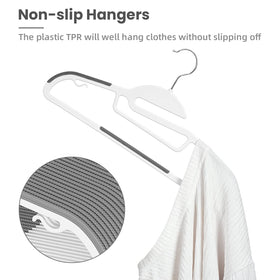 Bagail 360° swivel hook hanger easy access in compact closets.