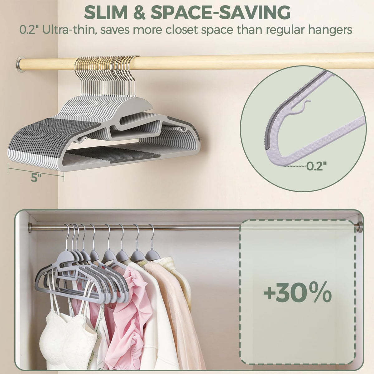 Bagail 360° swivel hook for easy access in tight spaces.