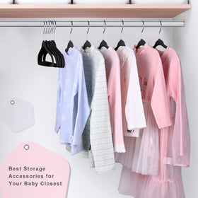 Bagail care note: dry hanging recommended to protect velvet finish and hangers.