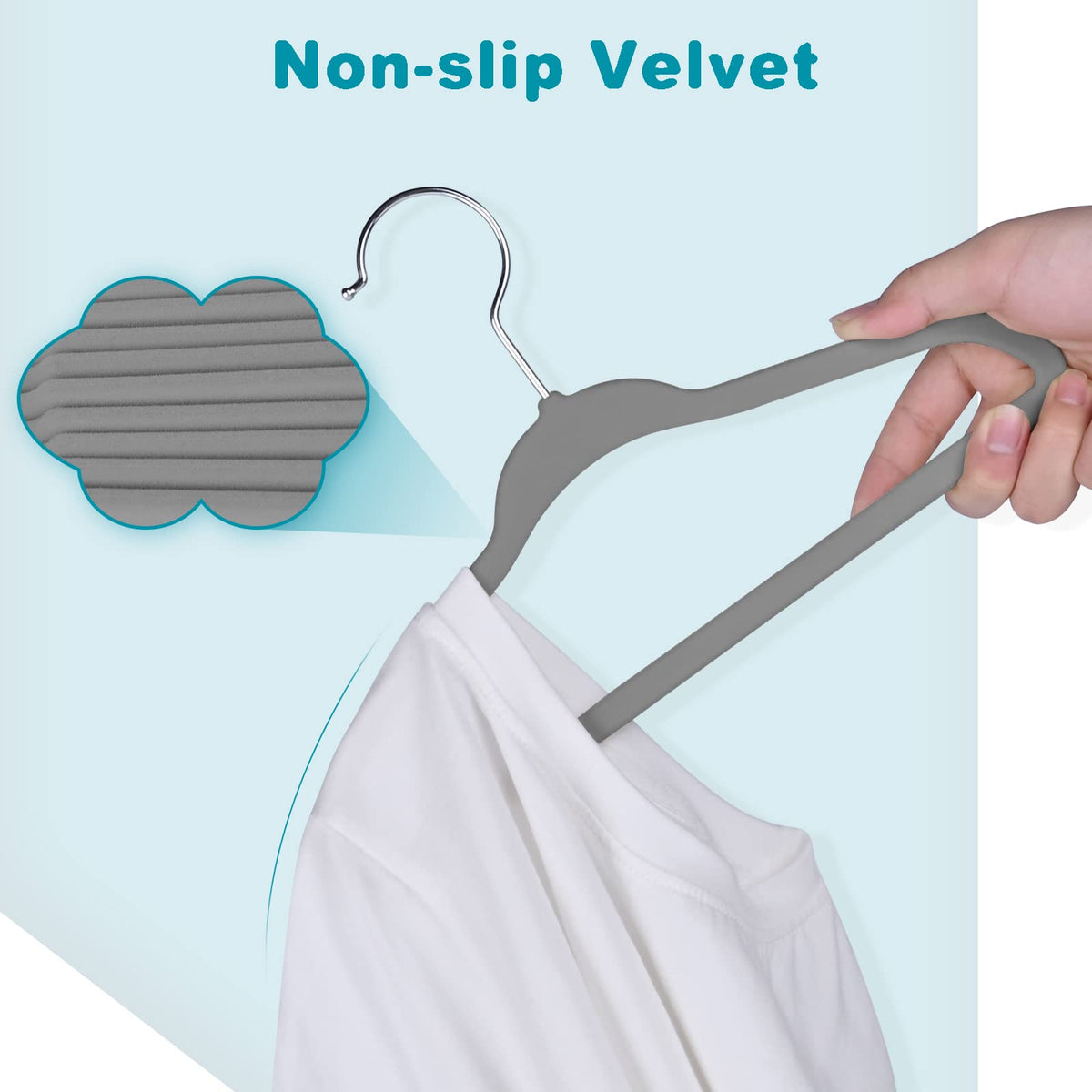 Bagail space-saving hangers help tidy small wardrobes and quick outfit selection.