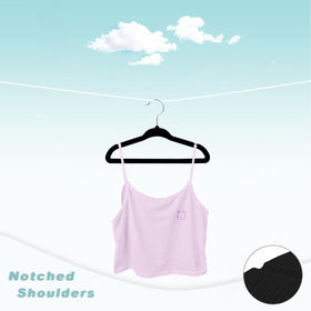 Bagail velvet finish hangers protect baby clothes and reduce creases during storage.