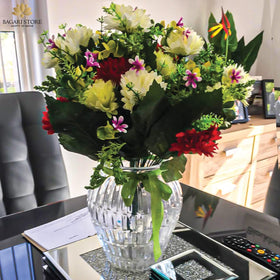 Bagari maintenance-free artificial flowers 16-inch effortless beauty for any space