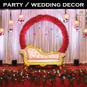 Bagari outdoor-ready stems and polyester leaves ready for garlands