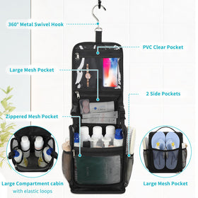 Bagmoly mesh shower caddy with spacious compartments for organized essentials