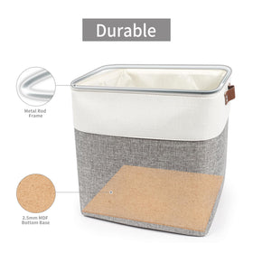 Bagnizer cube bin on closet shelf perfect for clothing organization