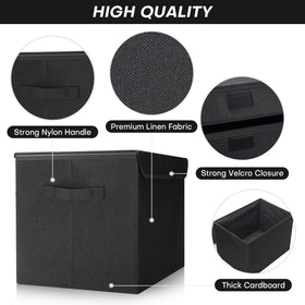 Bagnizer 16.7 by 12 by 12 inch box fits blankets and clothes.