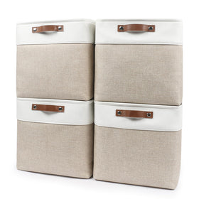 Bagnizer 13x13 cube storage bin front view, great for closet organization.