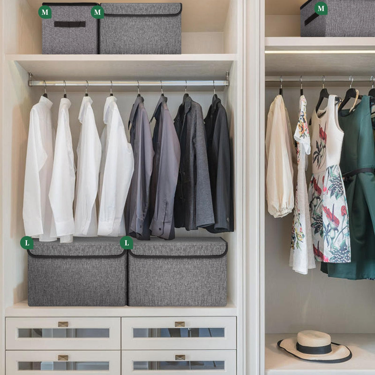 Bagnizer blanket storage bin gray showing 21 L capacity.