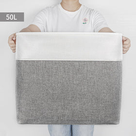 Interior lining closeup of Bagnizer basket highlighting durable fabric