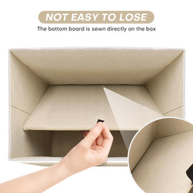 Bagnizer bin open-top shows clear, breathable fabric for easy content checks.