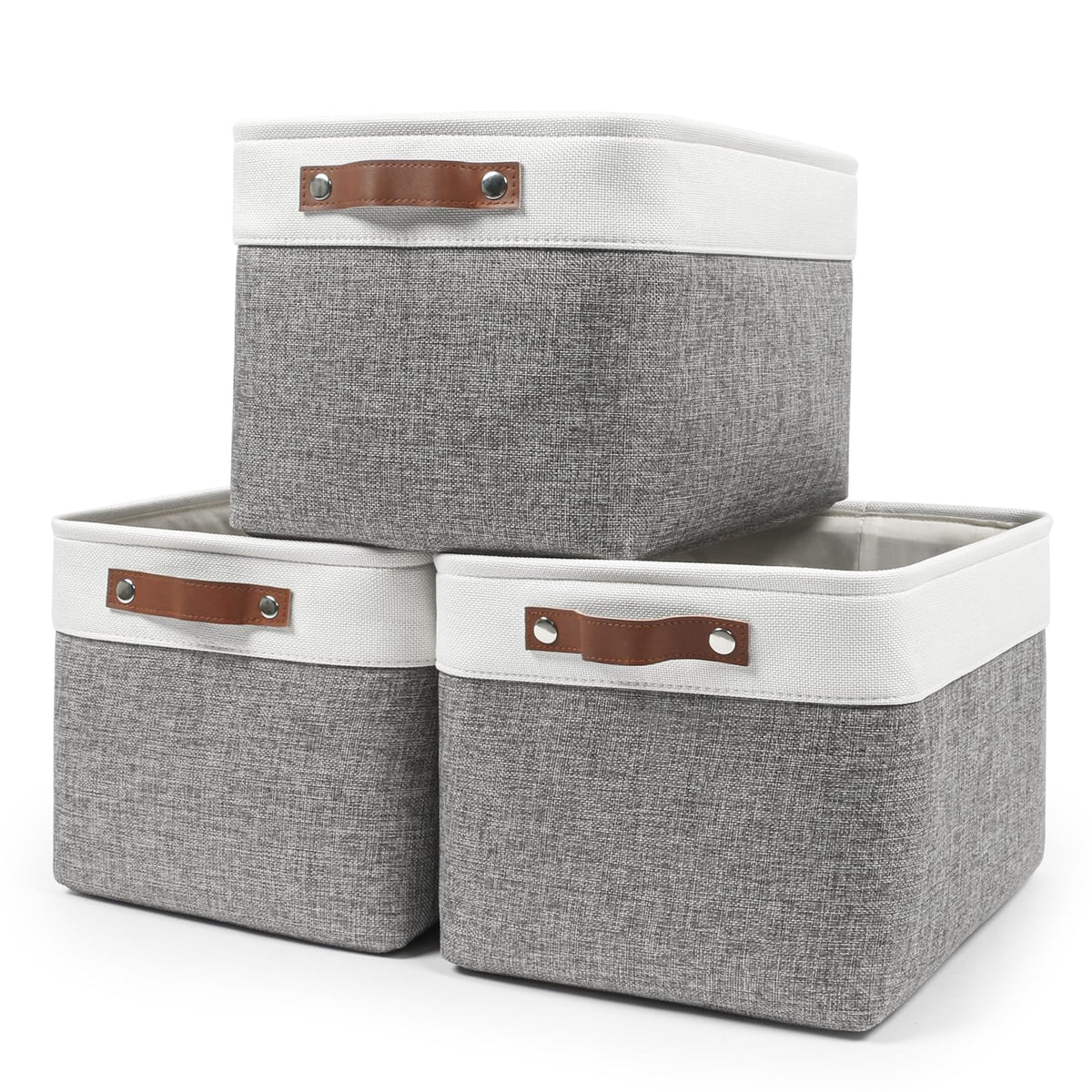 Bagnizer large storage bin on a shelf keeps items organized and visible.
