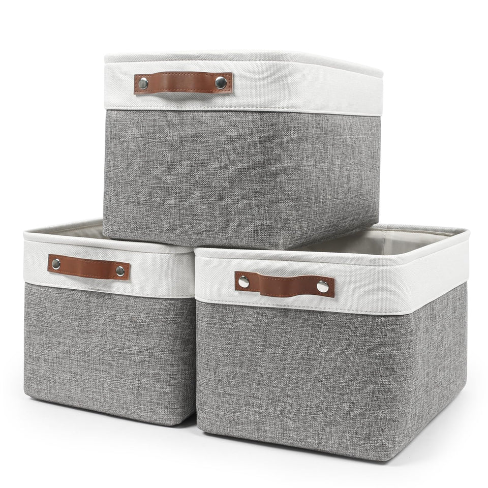 Bagnizer large storage bin on a shelf keeps items organized and visible.